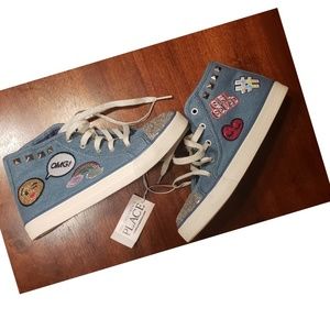 💛Denim High Top Shoes💛